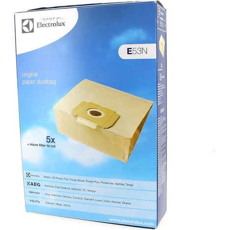 Sacchetti per vuoto (5) + filtro per tornado hoover
