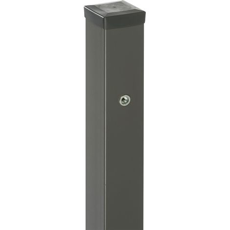 Polbram Torpfosten 70 x 70 (200cm) Abstand 76 cm passend nur für LEAN 120  verzinkt anthrazit