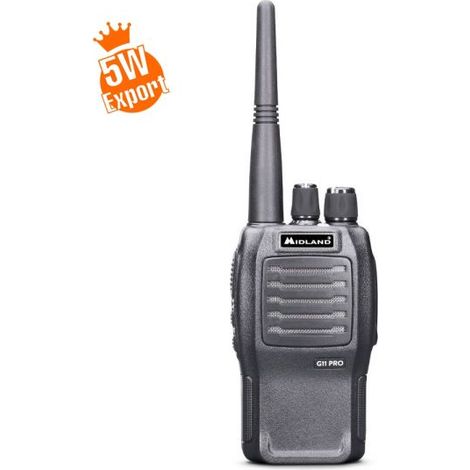 Midland G11 PRO Ricetrasmettitore Bibanda Pmr446 Versione 5W - C966.06