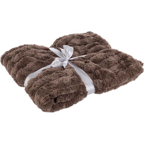 Bizzotto Coperta Wolly Natale 150 x 130 Cm Marrone