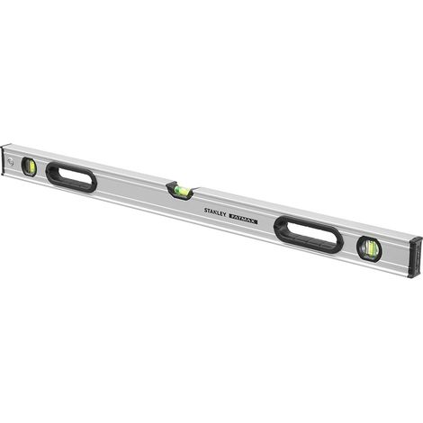 Stanley – Niveau à bulle tubulaire magnétique 90cm – Corps en aluminium léger – 3 fioles réversibles – Précision +/- 0,5 mm/m – Revêtement anti-abrasion