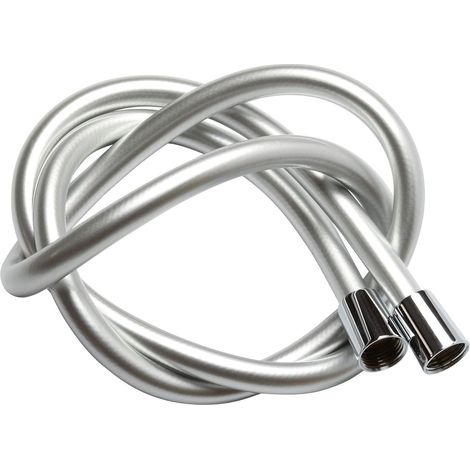 Tubo flessibile per doccia 1,5 m, tubo flessibile per doccia in PVC con doppio sistema antitorsione, ricambio universale, flessibile e impermeabile - facile da pulire