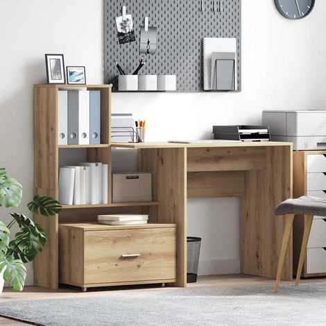 Schubladenschrank Mit Rad Artisan-Eiche 55 x 45 x 31 cm