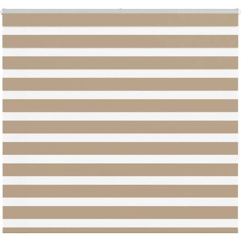 Doppelrollo Sandbraun 160x150 cm Stoffbreite 155,9 cm Polyester