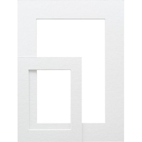 passe-partout - blanc - photo 30x45 - format extérieur 40x60 (1/5)