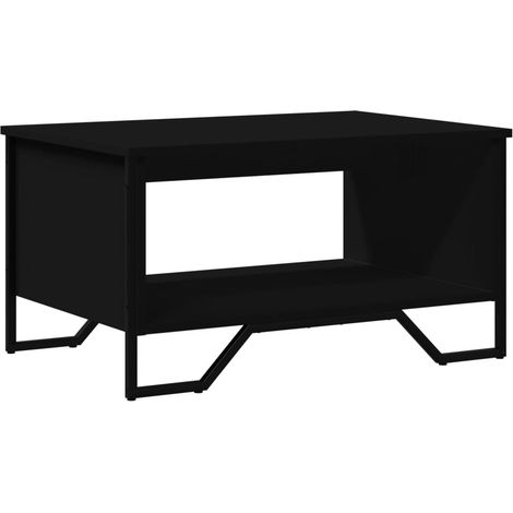 Maison Exclusive - Couchtisch Schwarz 75x51x40 cm Holzwerkstoff