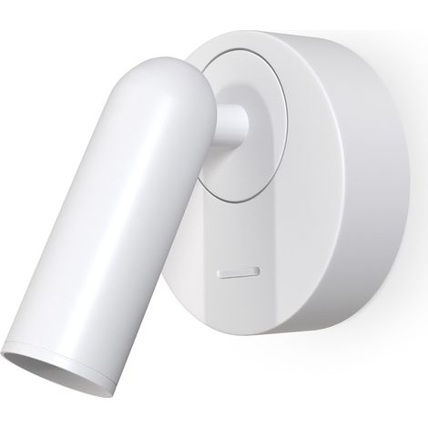 Applique Da Parete Moderno Mirax Metallo Bianco Luce Led Integrato 3W (1/2)