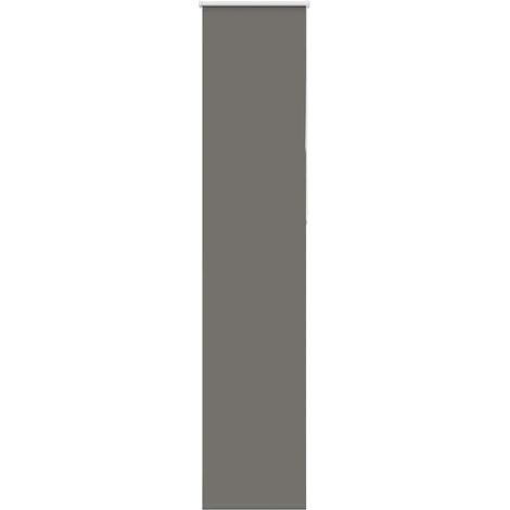 Verdunkelungsrollo Grau 45x230 cm Stoffbreite 40,7 cm Polyester