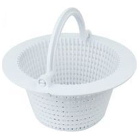 royaluxe -Panier rond pour skimmer de piscine hors sol - Diam 16 cm - Blanc (1/2)