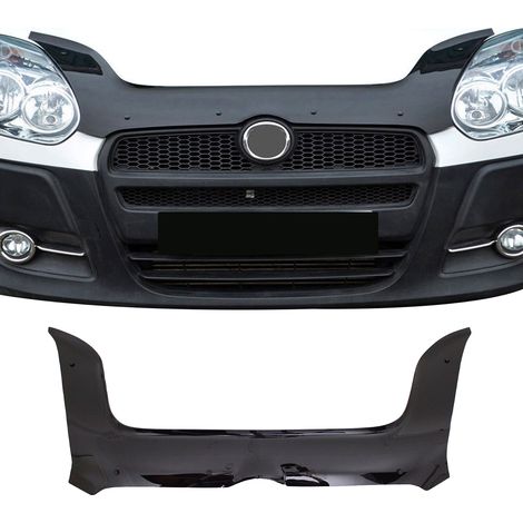 Deflecteurs d'air Capot de Voiture pour Fiat Doblo 2010-2014 Acrylique Noir (1/5)