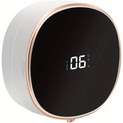 Distributeur de savon mousse sans contact - Étanche, rechargeable, réglable - Capacité de 300 ml - Distributeur de savon électrique intelligent mural pour salle de bain et cuisine