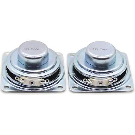 45-mm-Breitbandlautsprecher, 4 Ohm, 5 W, für ambitionierte Heimwerker, flacher Bogen, aus Gummi, HiFi-Lautsprecher
