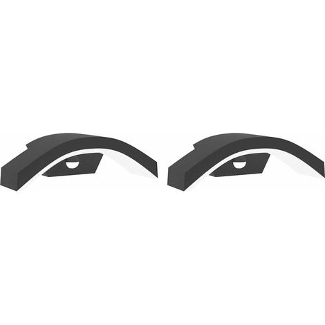 Maison Exclusive - Applique con LED e Sensore 2 pz Nere in Alluminio Pressofuso (1/5)