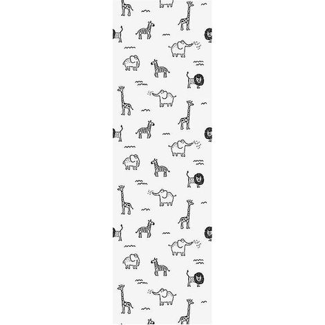 1 autocollant animal de dessin animé