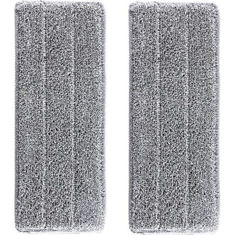 Pair 2 Mikrofaser-Mopp-Nachfüllbezüge, automatisch reinigende und trocknende Mikrofaser-Ersatz-Mopp-Pads (1/5)