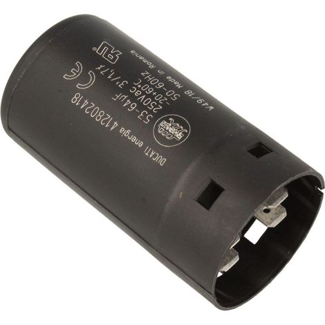 Ersatzteil - SOS Accessoire Condensateur de démarrage 53/64 MF 220V pour Réfrigérateur, congélateur TOUTES MARQUES 412800457, 412802418 - -