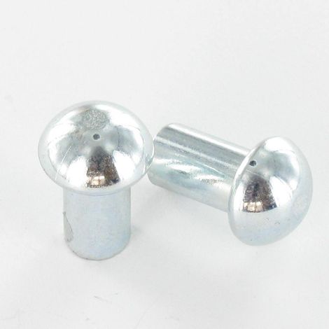 Rivet à frapper Tête ronde TR 7X12 Acier zingué - 1 pièce (1/2)