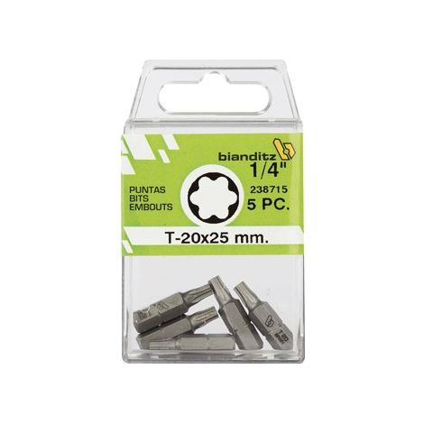 Punta torx 6x25 mm extra 5 pc
