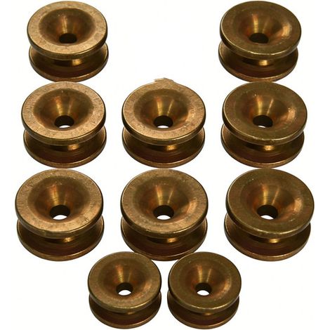 Lot de 10 œillets en laiton pour tête de débroussailleuse Honda UMK421 UMK435 Ryobi Line (1/2)