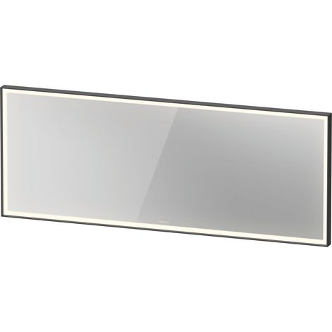 Duravit L-Cube Miroirs avec éclairage, angulaires, 1800x700x67mm,