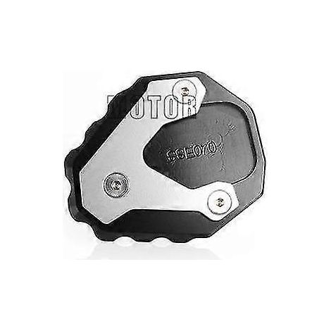 CNC-gefräste Seitenständerverlängerung für Honda CB500X (2017–2021) – Silber, ohne Logo
