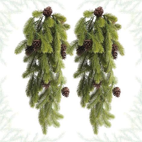 Branche de Sapin Artificiel 2 Pièces 74 cm Fausse Branche de Sapin (1/5)
