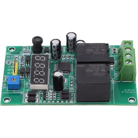 Module de commande à distance avec affichage numérique, carte de relais et contrôleur 12 V/24 V pour vanne de moteur (1/5)