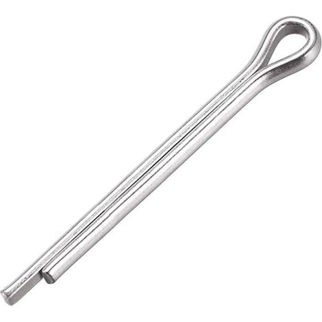Goupille Fendue 4mm x 35mm Silver Tone 15Pcs (1/3)