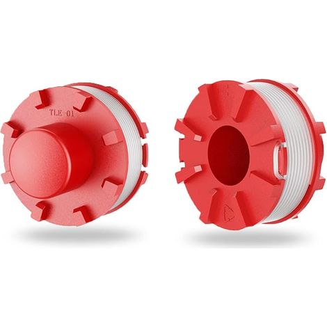 Lot de 2 bobines de fil de rechange pour coupe-bordure Einhell GE-CT 36/30Li E & AGILLO 36/255 & 18/200 BL - Fil ABS et nylon de qualité supérieure - Pour débroussailleuses Einhell 3405096 (1/5)