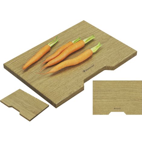 Planche à Découper en Bois de Chêne pour Évier Granitan Foxal et Asti (1/5)