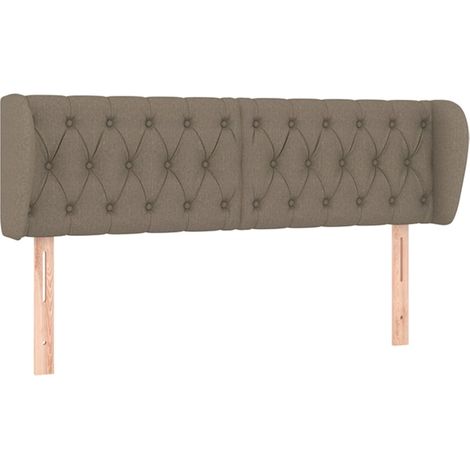 Maison Exclusive - Testiera ad Orecchio Tortora 147x23x78/88 cm in Tessuto