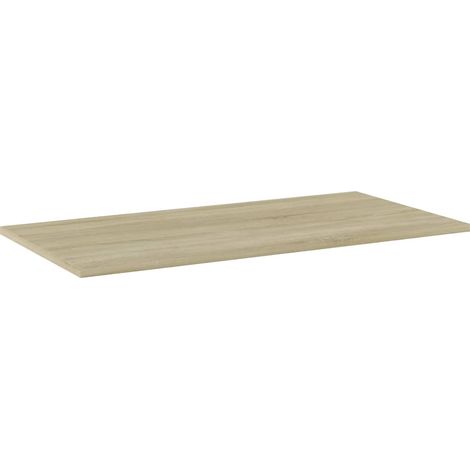 Ripiani Armadio per Libri per Libreria 4 pz Rovere Sonoma 80x40x1,5cm Multistrato (1/3)