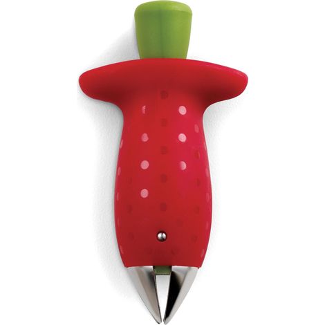 Chef'n Stemgem Corer per fragole, acciaio inox, 12,7 x 5,1 x 2,5 cm