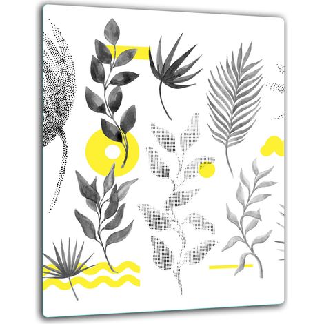 PIASTRA DI PROTEZIONE IN VETRO PER INDUZIONE 40x52 FIORE (1/5)