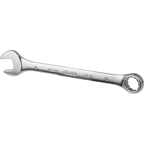Clé mixte 16mm 12 pans CrV DIN ISO 3113 - OS 4111 - CLAS Equipements