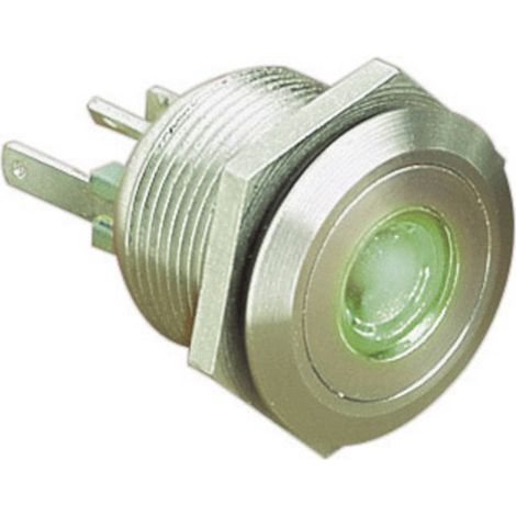 Bulgin MPI001/28/GN MPI001/28/GN Bouton-poussoir antivandalisme 24 V/DC 0.05 A 1 x Off/(On) à rappel (1/3)