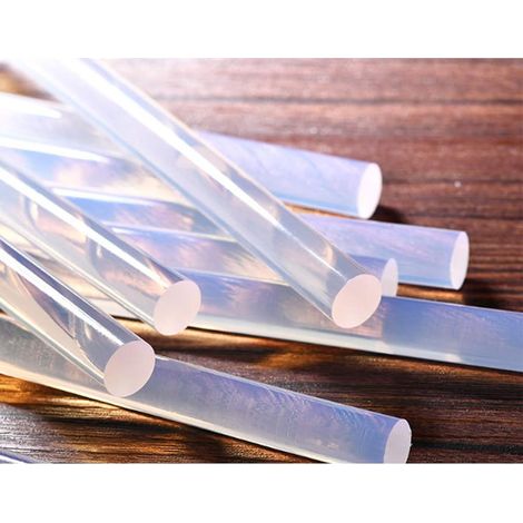 Bâtons de colle thermofusible lot de 20 transparents 11 x 200 mm pour pistolet à colle bricolage réparation et travaux manuels (1/3)