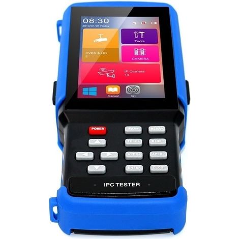 Testeur de caméra de sécurité CCTV 4.5 Pouces IPC9310 4K H265/H264/MPEG4/MJPEG IPC Testeur De Caméra De TEST De Flux Principal 5MP AHD 8MP CVI TVI CVBS Moniteur De Testeur De Caméra De Vidéosurveillan (1/5)