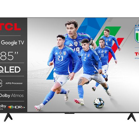 TCL – TV QLED 85 pouces 4K UHD – Taux de rafraîchissement 60Hz – 3 ports HDMI 2.1 – Dolby Vision HDR10+ – Smart TV Google TV