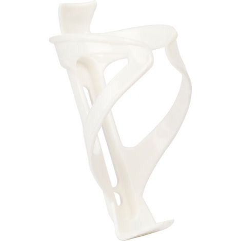 Porte-bidon pour VTT et vélo de route, plastique haute résistance, 22 g, vis et clé incluses – 148 mm (H) x 73-80 mm (L), blanc