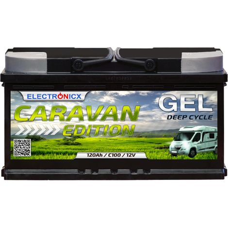 Electronicx Caravan Edition Gel Batterie 120 AH 12V Wohnmobil Boot Versorgung (1/5)