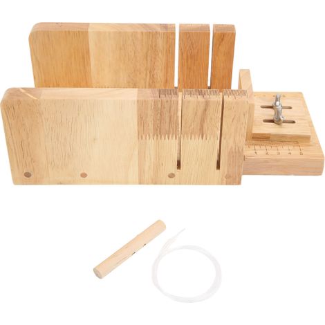 Coupe-Savon Professionnel avec Bâton en Bois pour Coupe Précise et Polissage Parfait - Kit Fabrication Savon (1/5)
