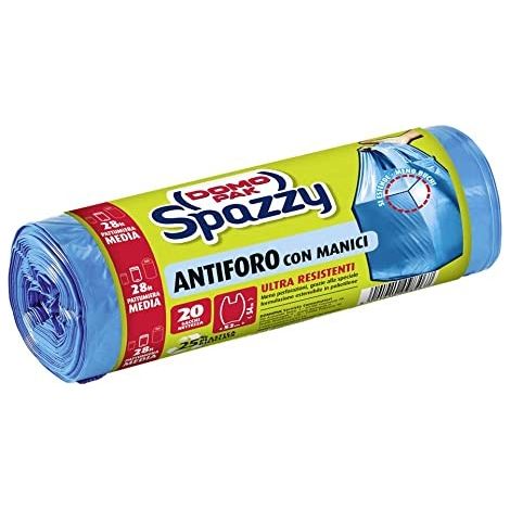 SACCHETTI SPAZZATURA ANTIFORO 40LT 55X62 CM FIORDALISO (1/2)