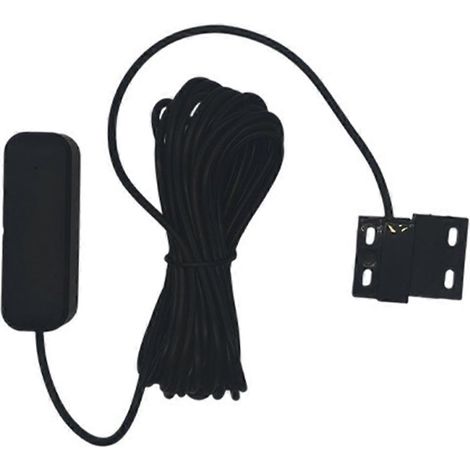 Capteur magnétique filaire Zigbee avec câble pour la détection d'ouverture/fermeture de porte/fenêtre, dispositif de détection de liaison avec un système d'alarme de sécurité (1/5)