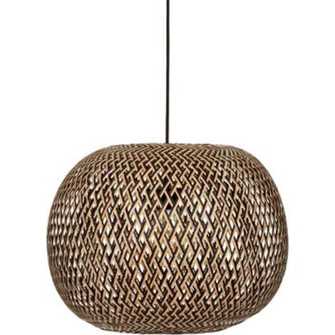 Lampe Suspension en Bambou "Sinai" 45cm Beige (1/4)