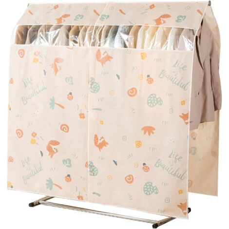 Clothes cover 150×150cm hanger cover hanger cover dust cover universal clothing cover (1/5)