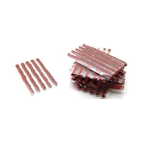 royaluxe -25 Pièces Bandes de Réparation de Pneu, Outil de Rétablissement de Pneu Tubeless de Voiture, Moto, Accessoires pour Réparation de Crevaison (1/5)