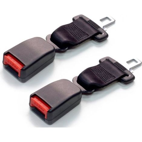 2 pièces Rallonge de ceinture de sécurité, rallonge de ceinture de sécurité de voiture, boucle de ceinture de sécurité (1/5)