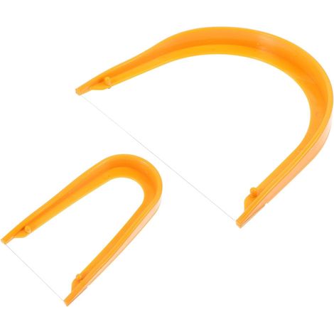 2 Pièces Outil à Fil de Poterie Pince Coupante à Argile de U Poignée Plastique Fil d'acier Orange, pour Argile Céramique, Débutants et Artistes Céramiques (1/5)