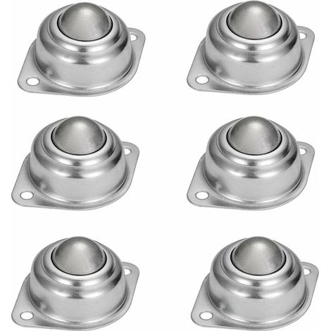 1pcs Ball Transfer Roller, Universal Carbon Steel Round Ball Load 400 lbs (1/3)